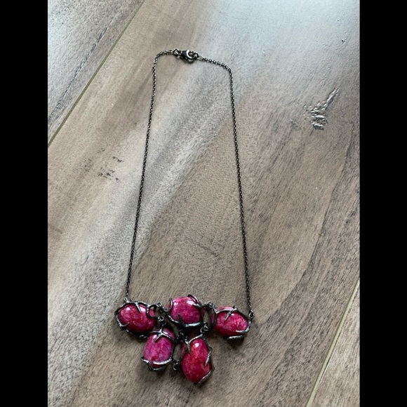 One of a Kind cherry pink rhodochrosite and sterling silver - very unique - Picture 2 of 6